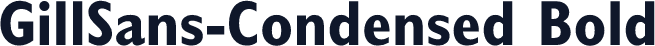 GillSans-Condensed Bold
