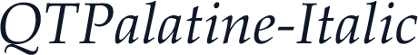 QTPalatine-Italic