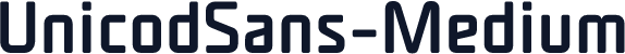 ☞UnicodSans-Medium