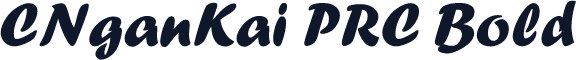 CNganKai PRC Bold
