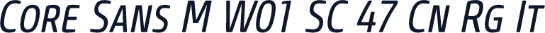 Core Sans M W01 SC 47 Cn Rg It