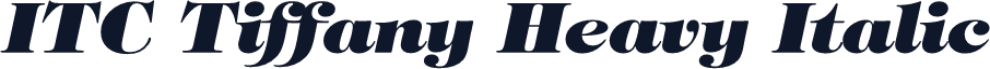 ITC Tiffany Heavy Italic