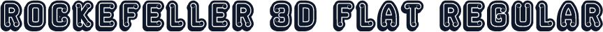 Rockefeller 3D Flat Regular