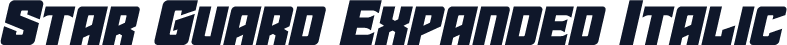 Star Guard Expanded Italic