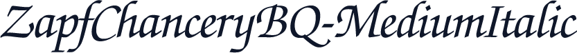ZapfChanceryBQ-MediumItalic
