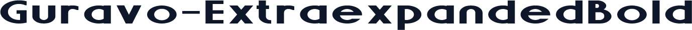 Guravo-ExtraexpandedBold