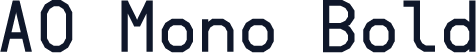 AO Mono Bold