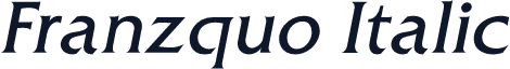 Franzquo Italic