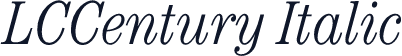 LCCentury Italic