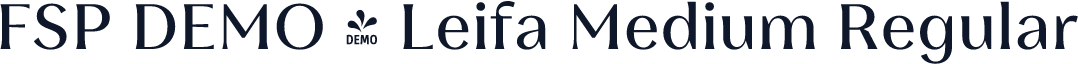 FSP DEMO - Leifa Medium Regular
