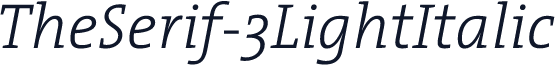 TheSerif-3LightItalic