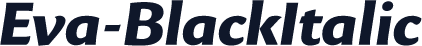 Eva-BlackItalic