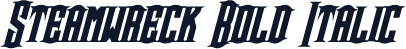 Steamwreck Bold Italic