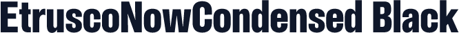 EtruscoNowCondensed Black