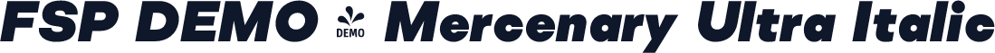 FSP DEMO - Mercenary Ultra Italic