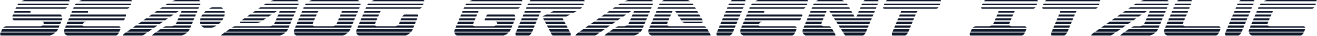 Sea-Dog Gradient Italic