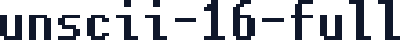 unscii-16-full