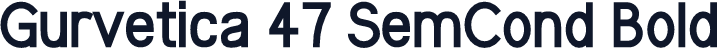 Gurvetica 47 SemCond Bold