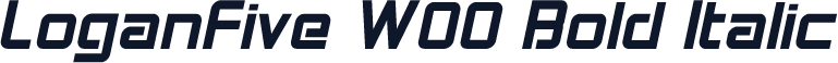 LoganFive W00 Bold Italic