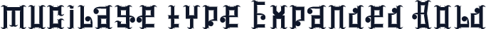 mucilage type Expanded Bold
