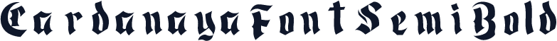 Cardanaya Font SemiBold