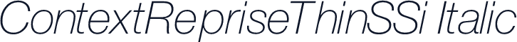 ContextRepriseThinSSi Italic