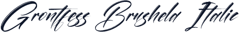 Grontfess Brushela Italic