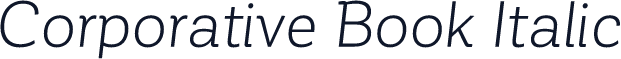 Corporative Book Italic
