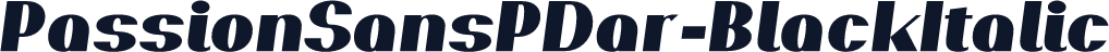 PassionSansPDar-BlackItalic