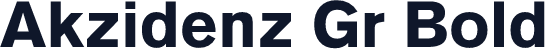 Akzidenz Gr Bold
