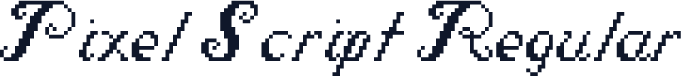 Pixel Script Regular
