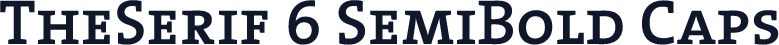 TheSerif 6 SemiBold Caps