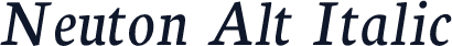 Neuton Alt Italic
