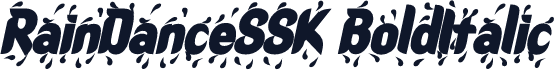 RainDanceSSK BoldItalic