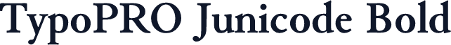 TypoPRO Junicode Bold
