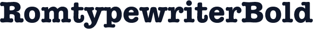 RomtypewriterBold