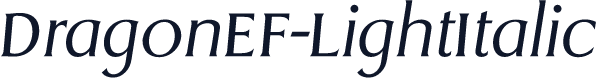 DragonEF-LightItalic