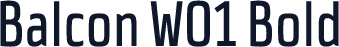 Balcon W01 Bold