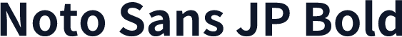 Noto Sans JP Bold