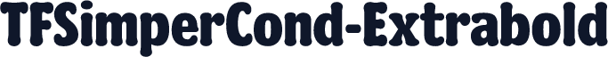 TFSimperCond-Extrabold