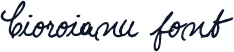 Cioroianu font