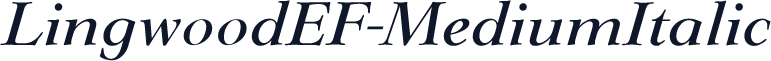 LingwoodEF-MediumItalic