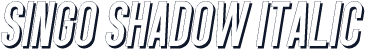 Singo Shadow Italic