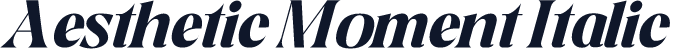 Aesthetic Moment Italic