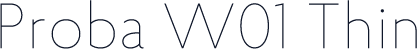 Proba W01 Thin