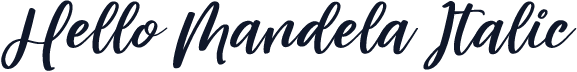 Hello Mandela Italic
