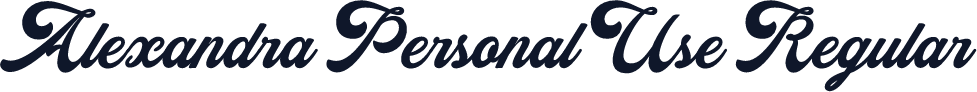Alexandra Personal Use Regular