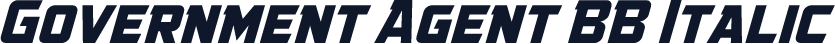 Government Agent BB Italic