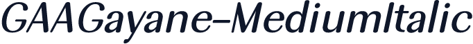 GAAGayane-MediumItalic