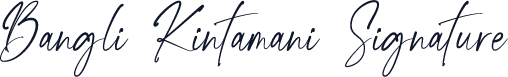 Bangli Kintamani Signature